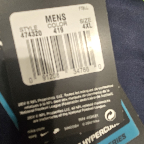 NWT Nike Seahawks Dri-Fit Shirt size 4xl - Picture 4 of 5